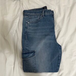 Express Cargo Ankle Cropped Jeans